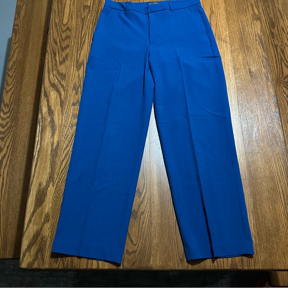 Banana Republic women’s pants size 10 petite “sculpted stretch” in‎ blue